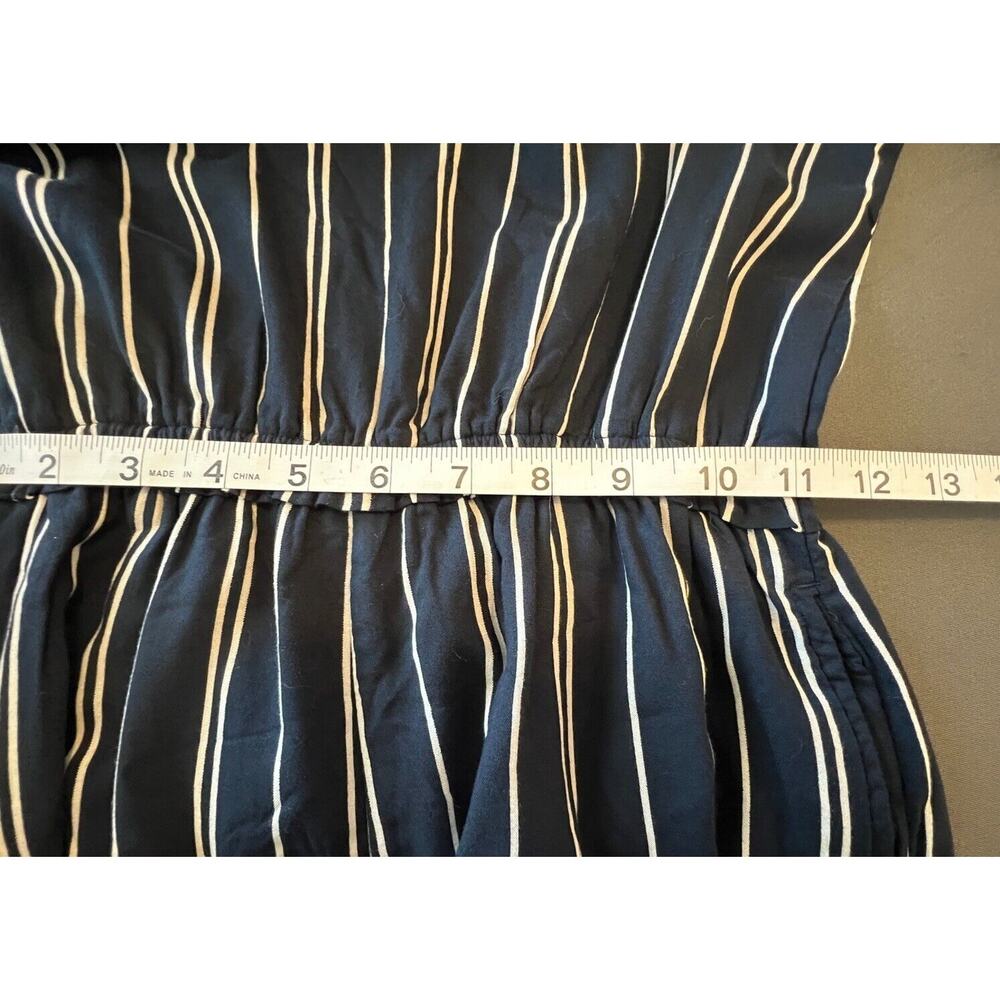 Abercrombie Kids Stripe Blue Shorts Romper Long Sleeve Girls 13/14 Excellent - Picture 6 of 8